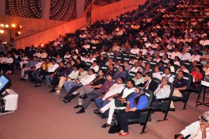  Large audience at the Orange Flash Awards in Ahmedabad