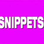 Snippets-August 2015